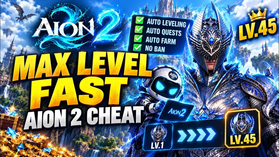 This AION 2 Cheat Hit Level 45 While I Slept